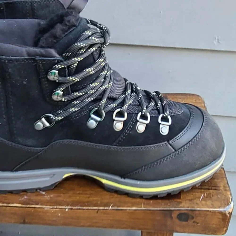 UGG Brecken Lace Up Black Boots Waterproof Boots NWT!  NEW! size 7